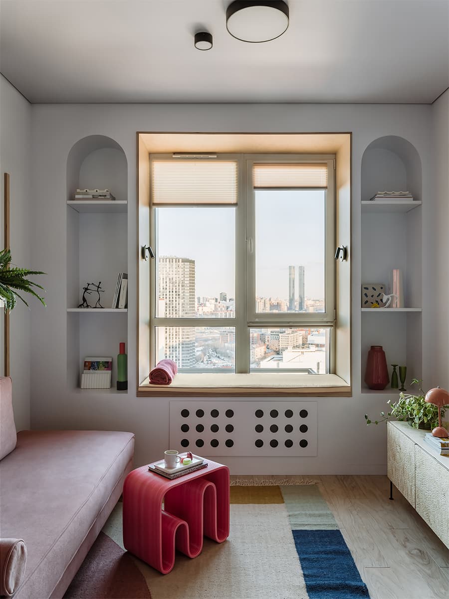 Живописный интерьер, вдохновленный современным искусством – проект Via Interior Buro