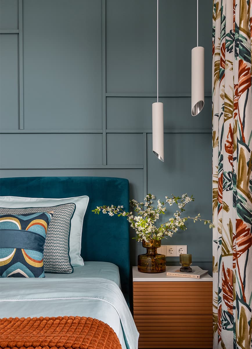 Творческий интерьер, вдохновленный работами Пита Мондриана – проект Ксении Мицкевич