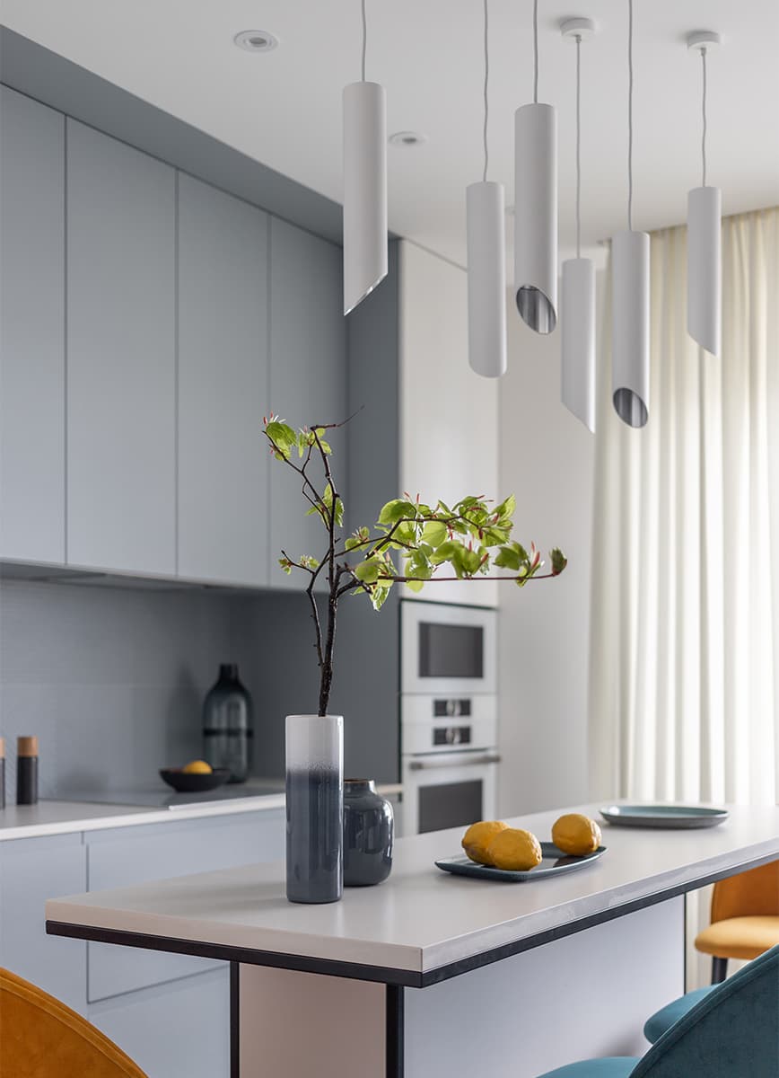 Творческий интерьер, вдохновленный работами Пита Мондриана – проект Ксении Мицкевич