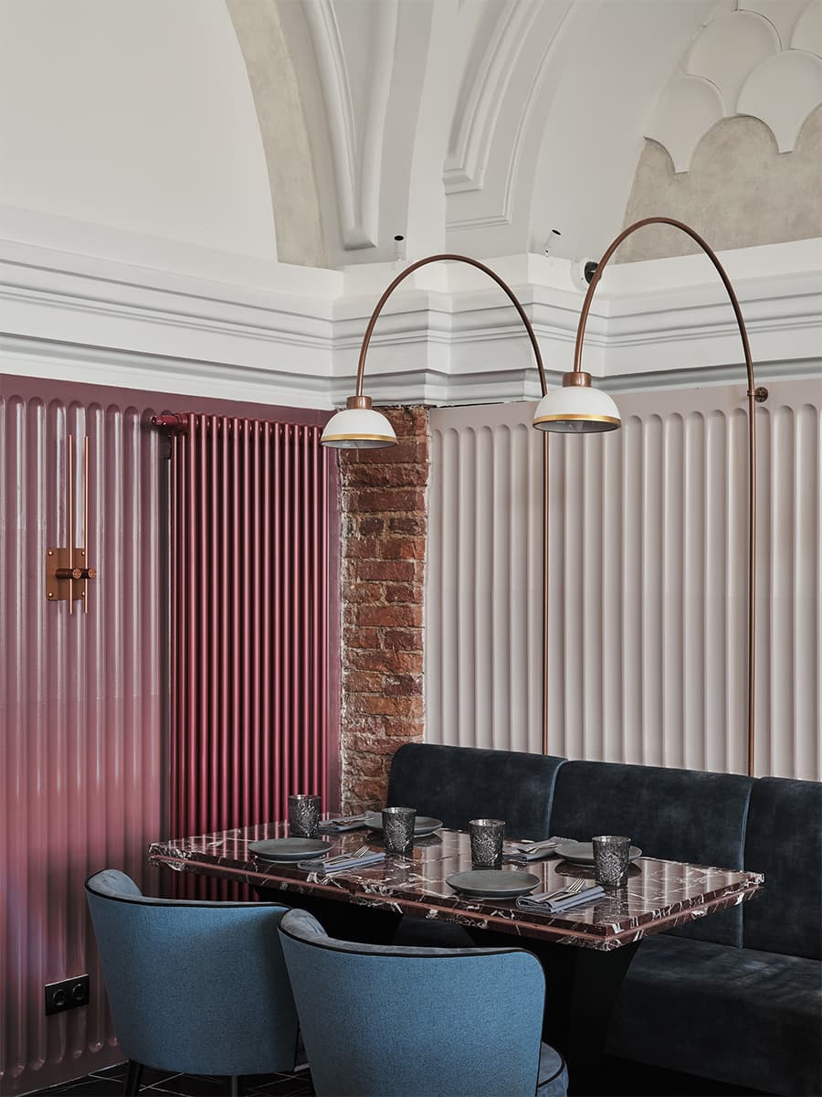 Театральный интерьер ресторана в культурной столице – проект MODGI Group