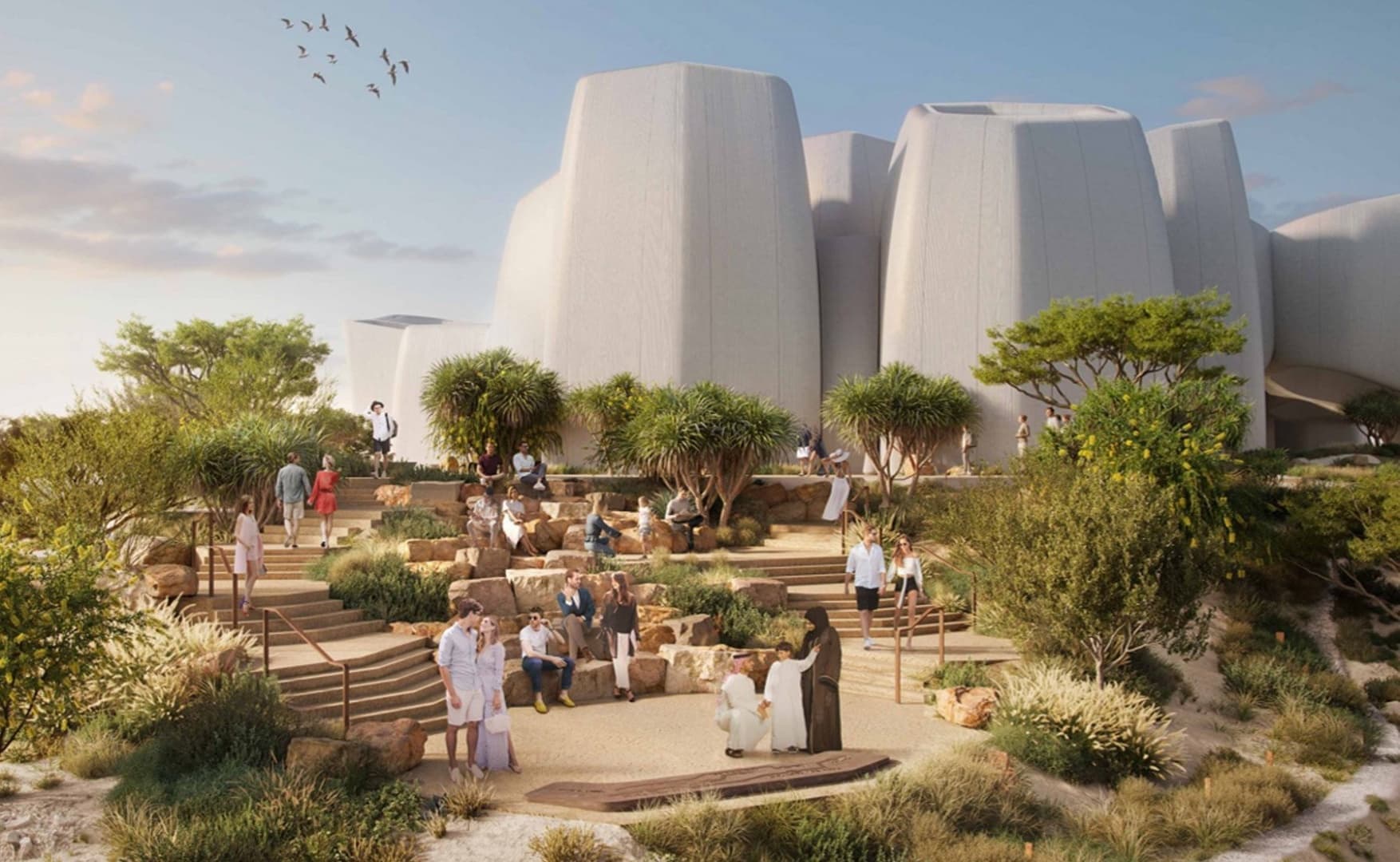 Foster + Partners спроектировали научный комплекс в форме кораллового рифа Foster + Partners спроектировали научный комплекс в форме кораллового рифа