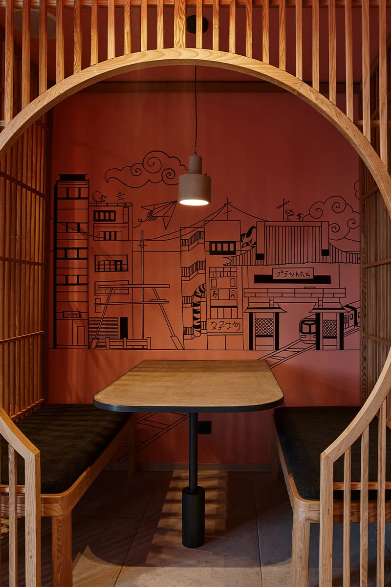 Богатый на смыслы и детали интерьер японского бистро в Перми – проект ASHBURO