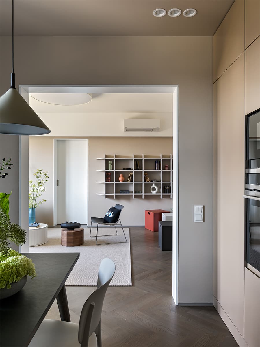 Уютный интерьер в теплых тонах для гостеприимной семьи – проект Татьяны Манцевич