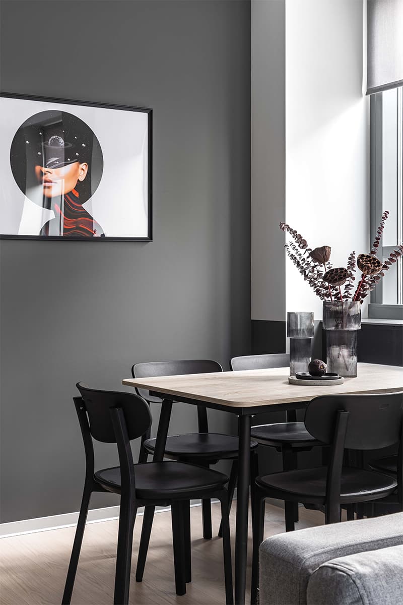 Практичный интерьер квартиры под сдачу в современном стиле – проект LIVET Architects