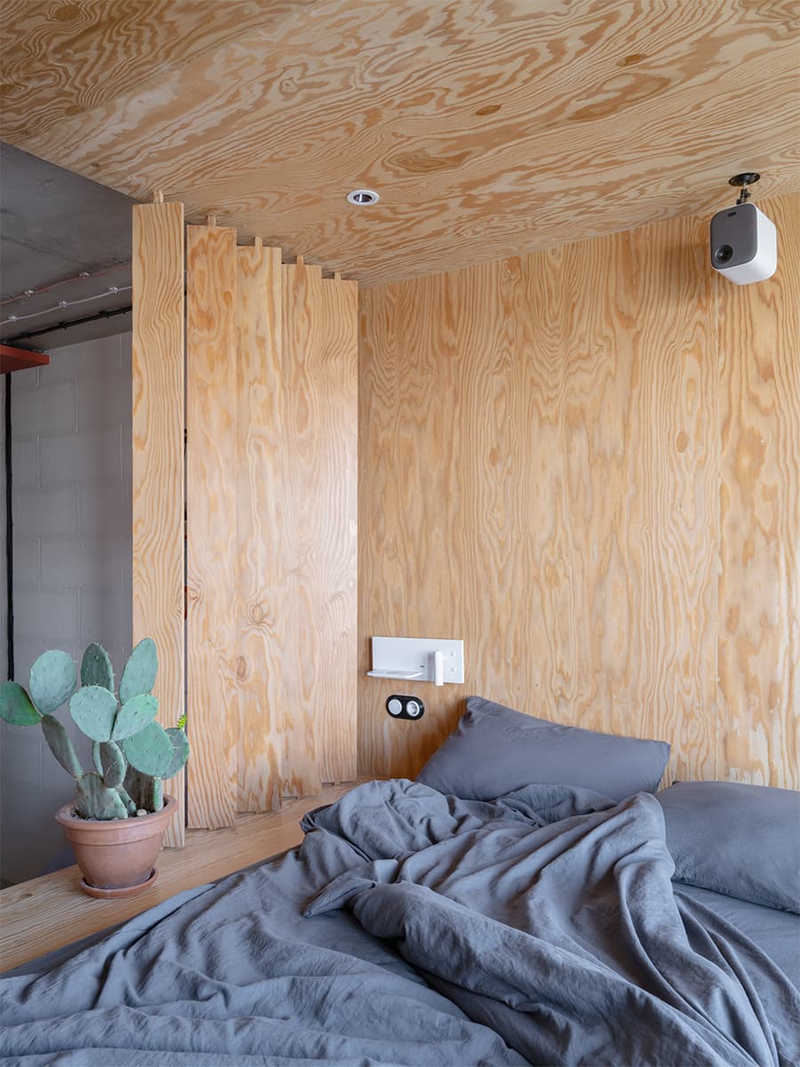 Молодежный интерьер апартаментов для сдачи в аренду — проект Юрия Луценко