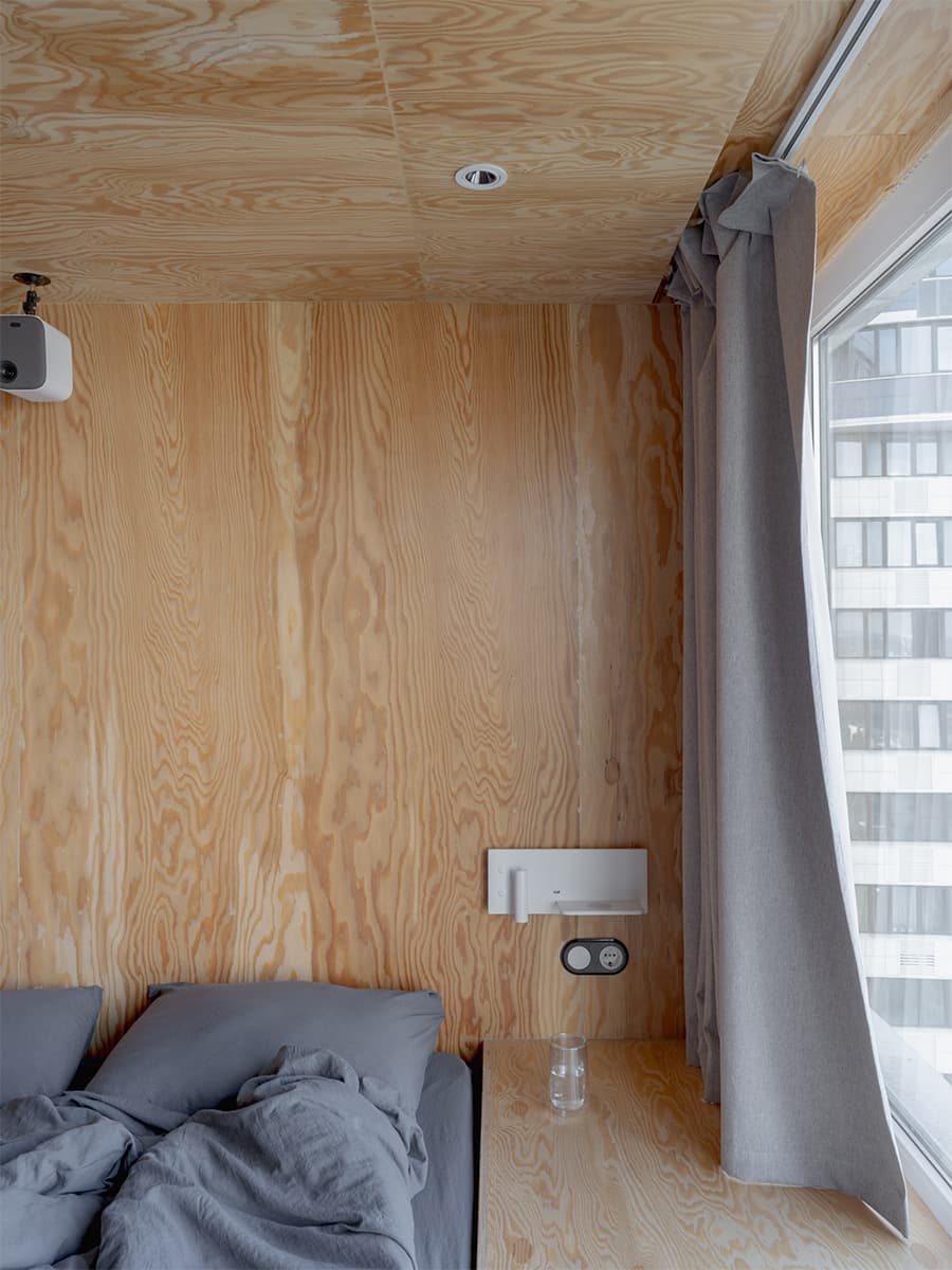 Молодежный интерьер апартаментов для сдачи в аренду — проект Юрия Луценко