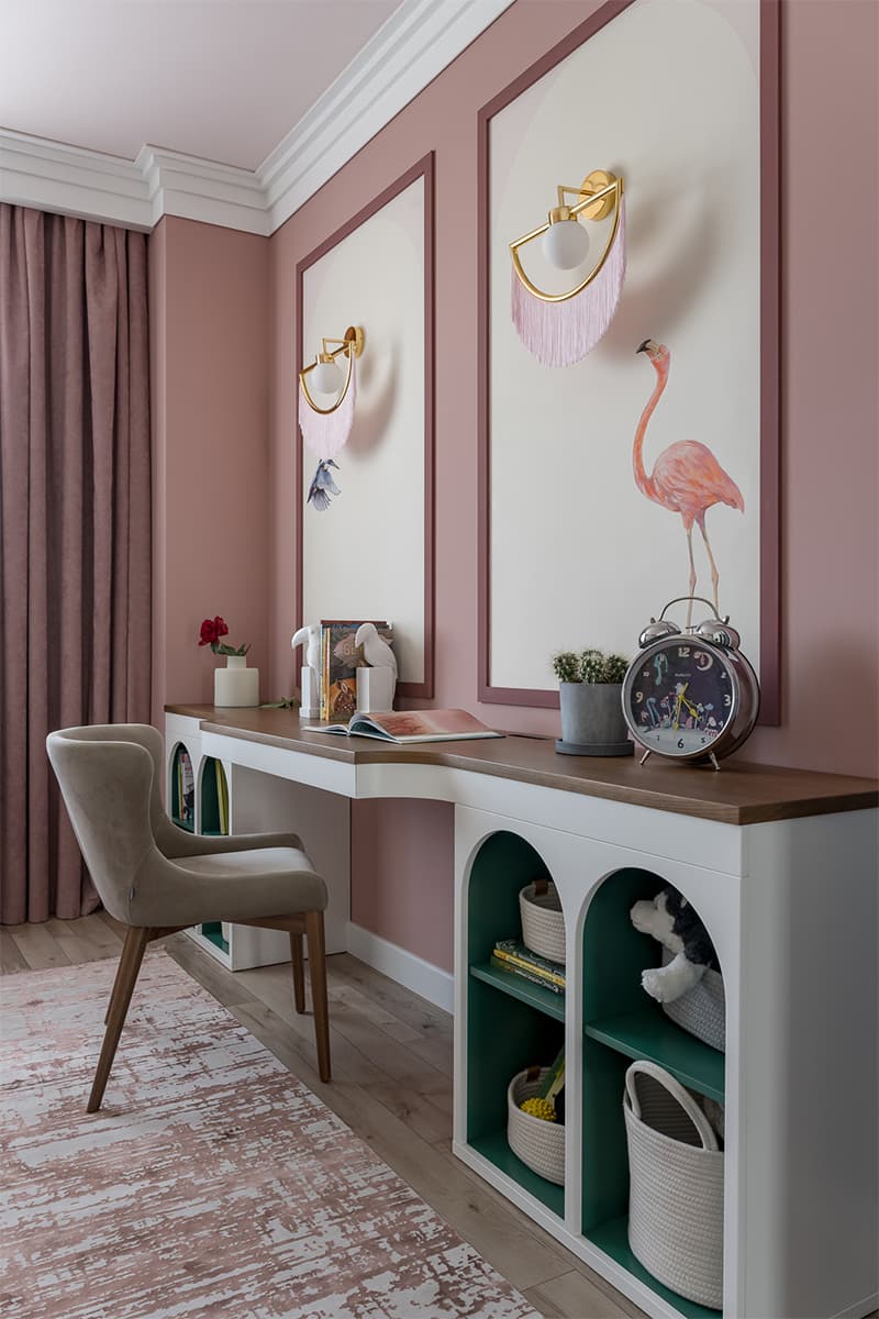 Красочные детские комнаты в интерьере челябинской квартиры – проект Елены Глининой