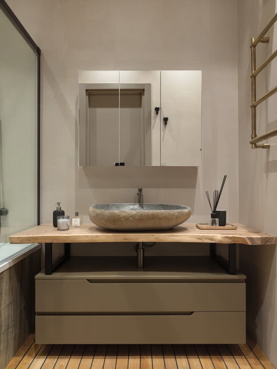 Квартира с умиротворяющей атмосферой Азии в самом центре Москвы – проект Натальи Истоминой