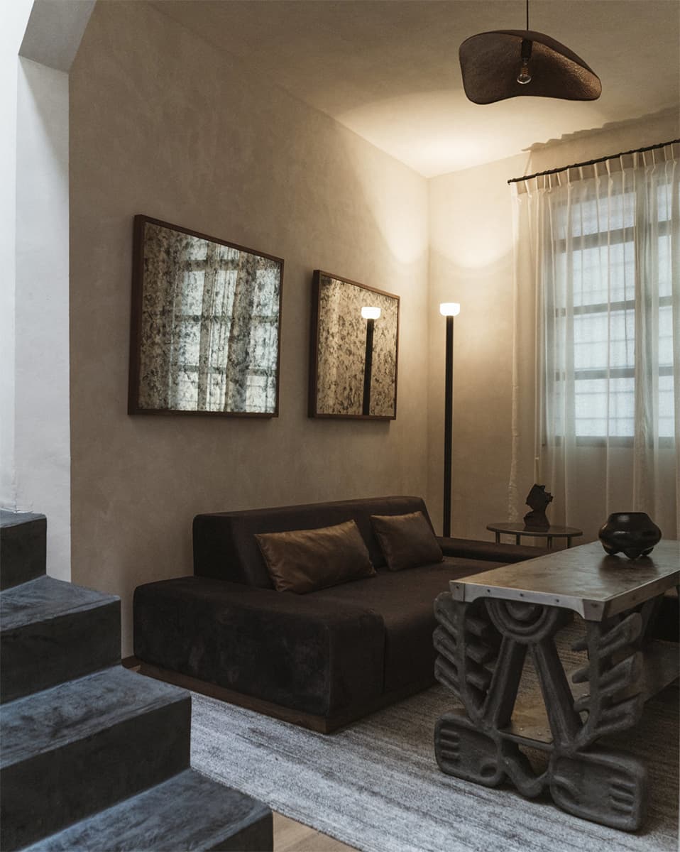 Спокойная роскошь в интерьере мексиканской квартиры для холостяка – проект Chloé Mason Gray