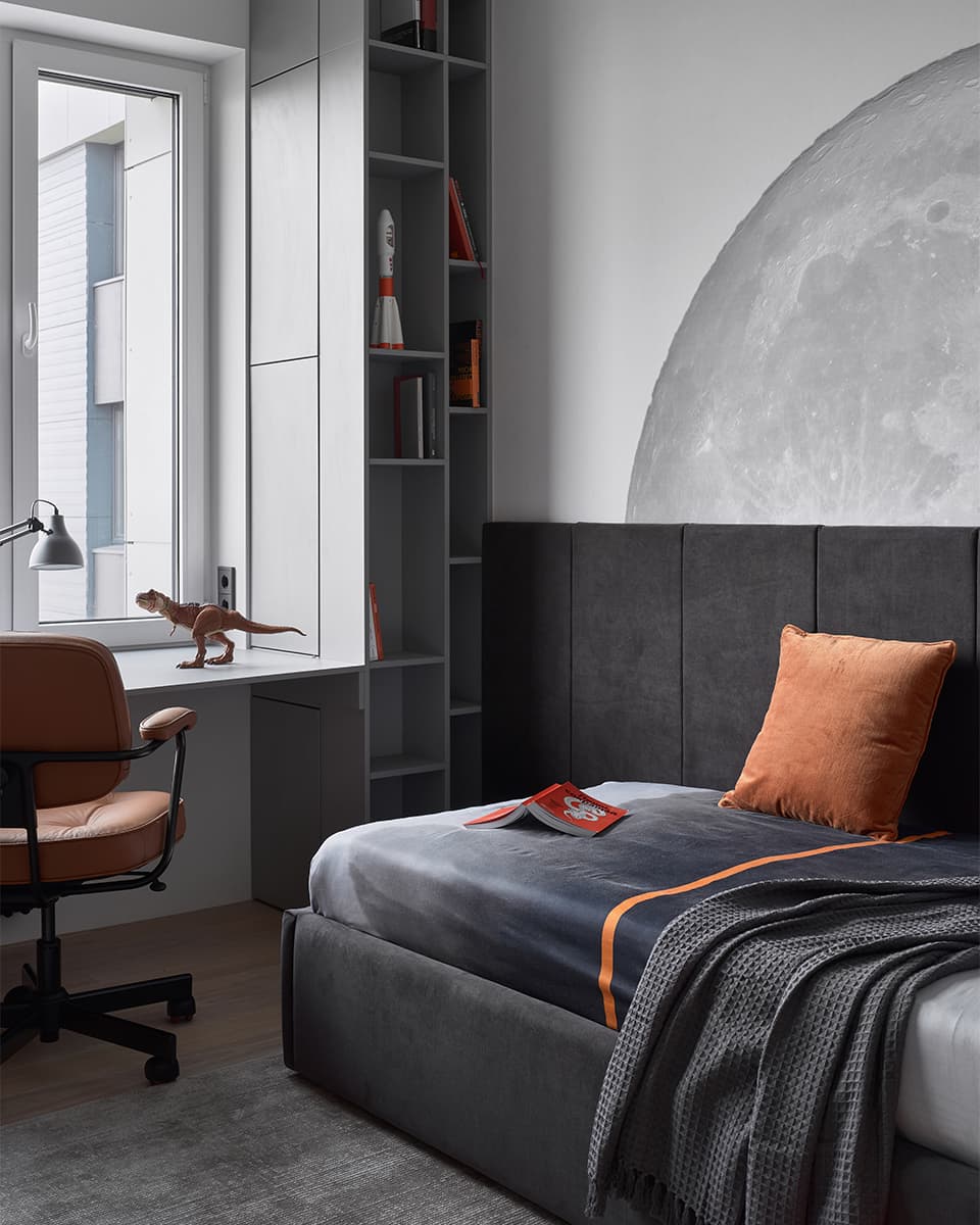 Инь и ян: тотальный монохром в интерьере московской квартиры – проект дизайн-бюро LINES