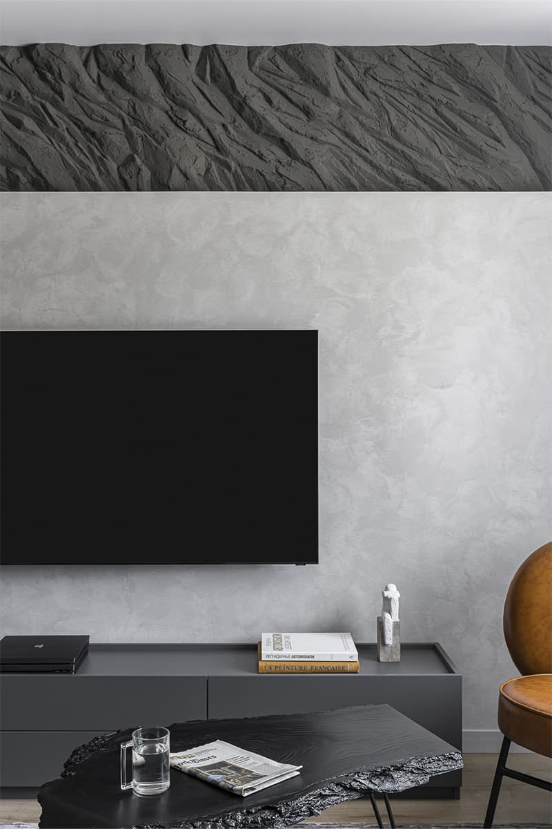 Брутальный интерьер квартиры для молодого человека из Челябинска – проект Ольги Лебедевой