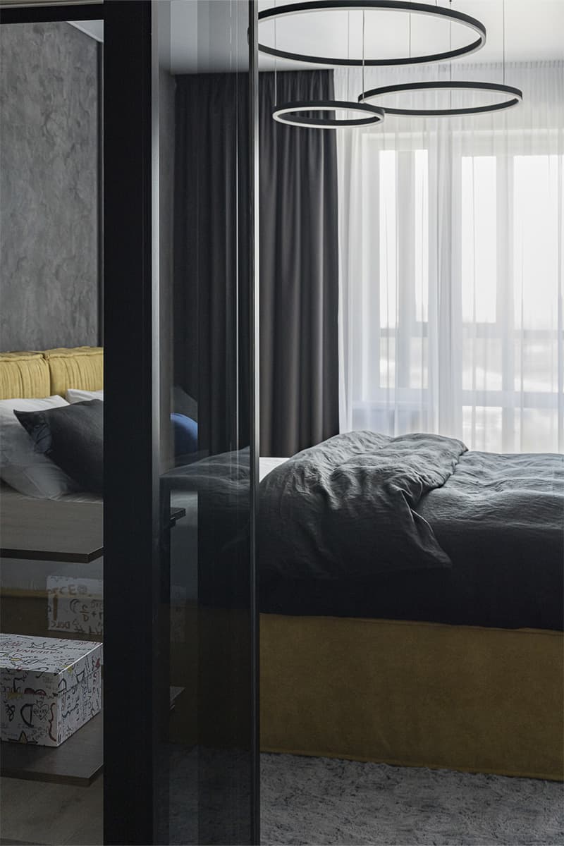 Брутальный интерьер квартиры для молодого человека из Челябинска – проект Ольги Лебедевой