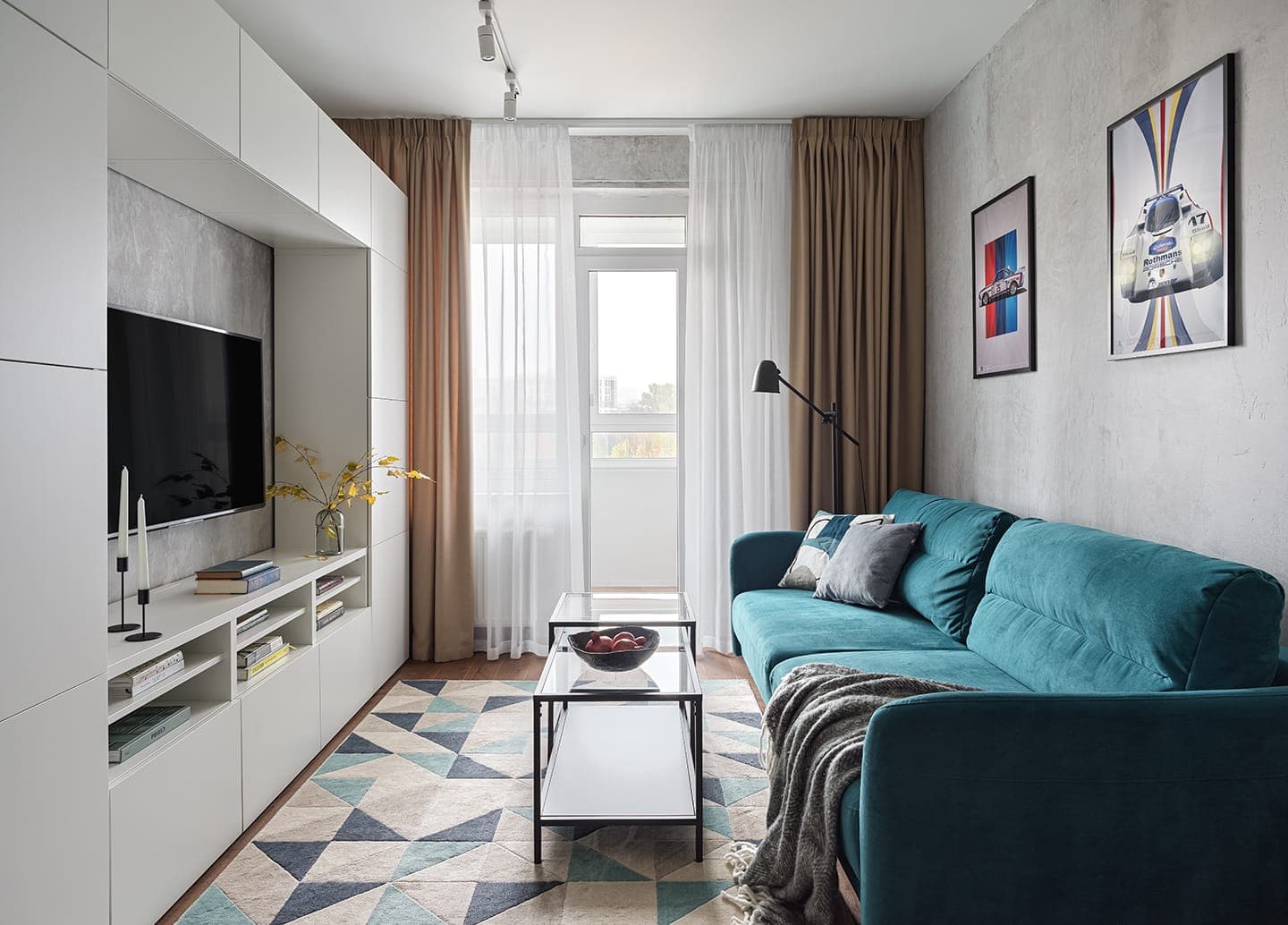 Современный интерьер для молодого человека из Петербурга – проект Анастасии Заркуа