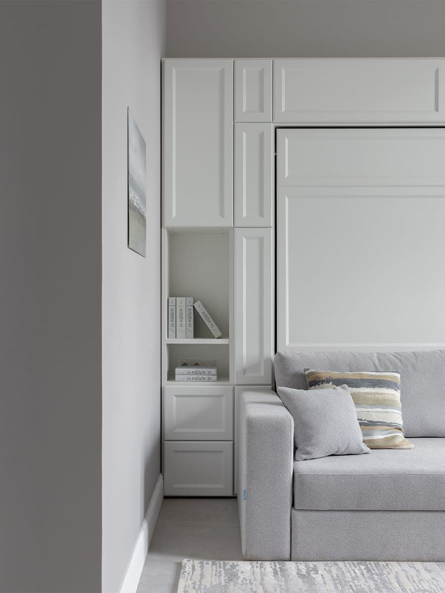 Утонченный интерьер компактной квартиры с трансформируемой мебелью – проект Ирины Ващенко