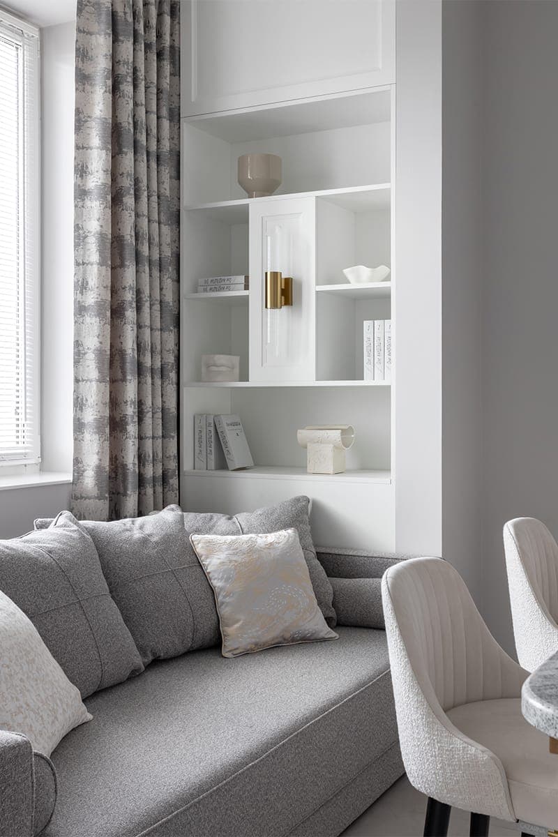 Утонченный интерьер компактной квартиры с трансформируемой мебелью – проект Ирины Ващенко