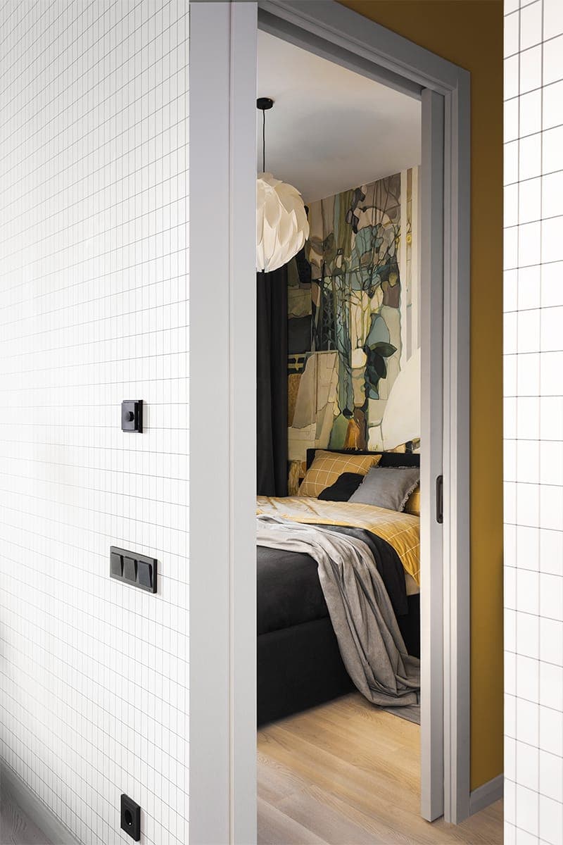 Яркие краски в интерьере квартиры для активной семьи с двумя детьми — проект студии «Точка дизайна»