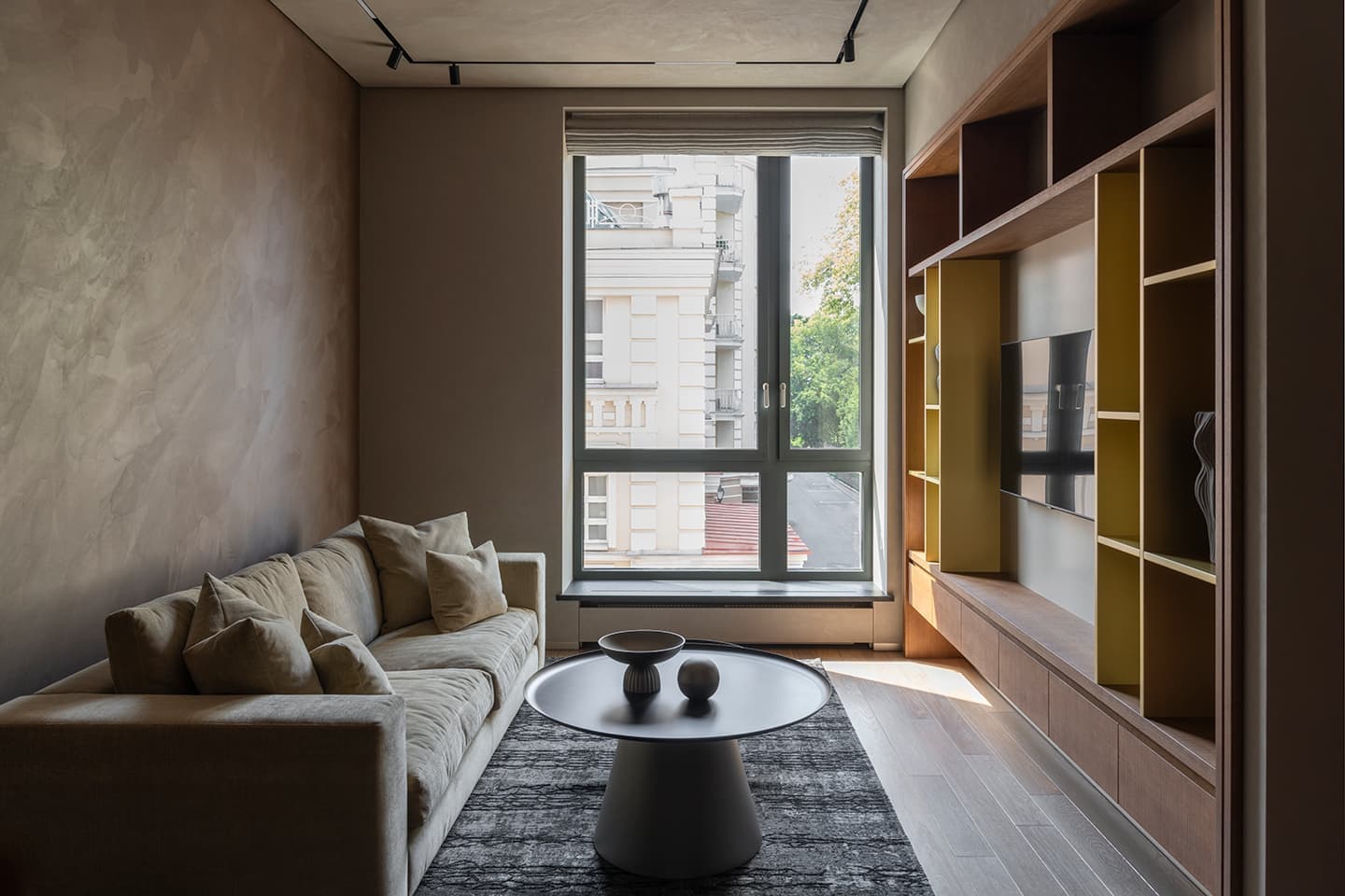 Природные оттенки и этнический декор в интерьере банного комплекса — проект Дмитрия Симонова