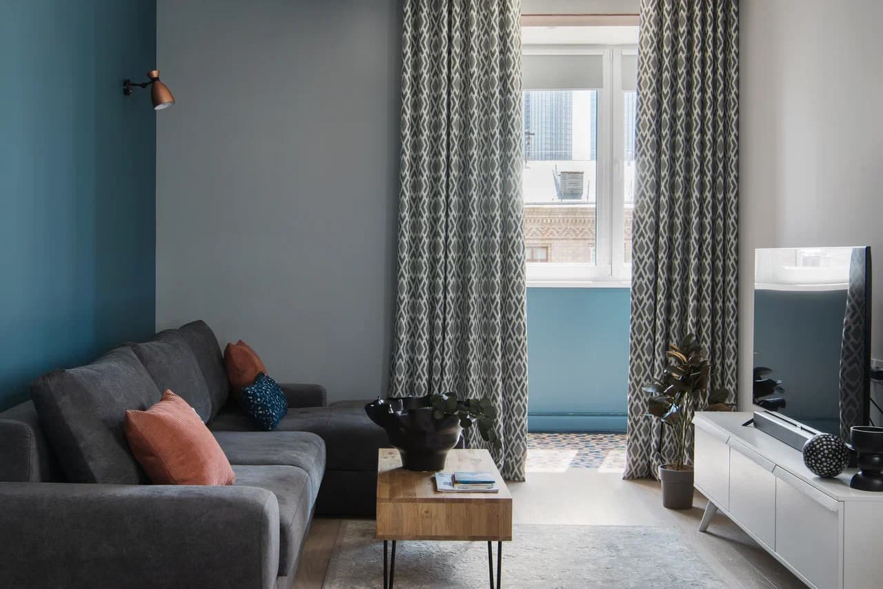 Авторское прочтение скандинавского стиля в интерьере для молодой пары — проект Натальи Истоминой