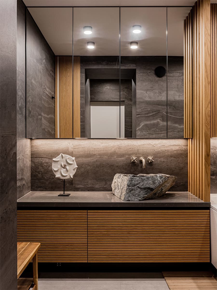 Уютный интерьер двухуровневой квартиры в стиле лофт — проект LOFT APARTMENT от ZROBIM architects