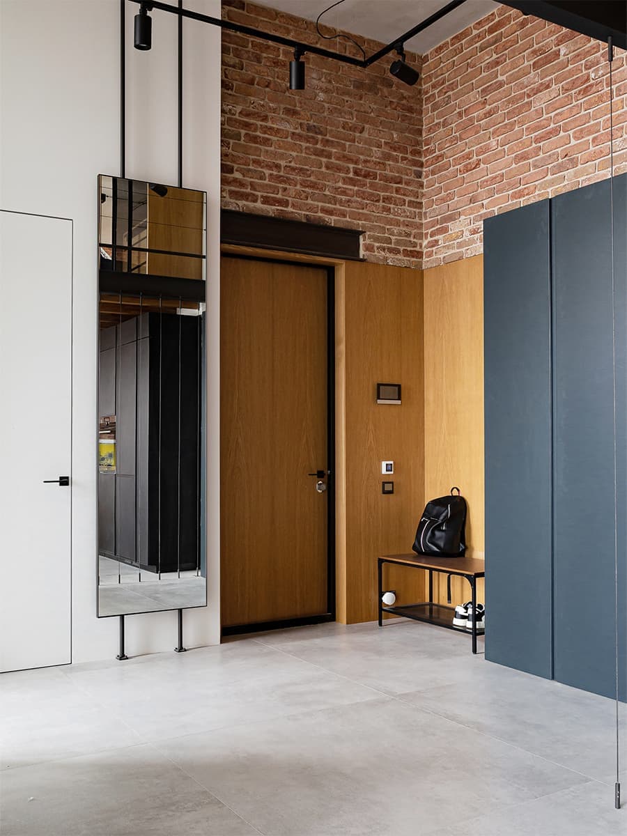 Уютный интерьер двухуровневой квартиры в стиле лофт — проект LOFT APARTMENT от ZROBIM architects