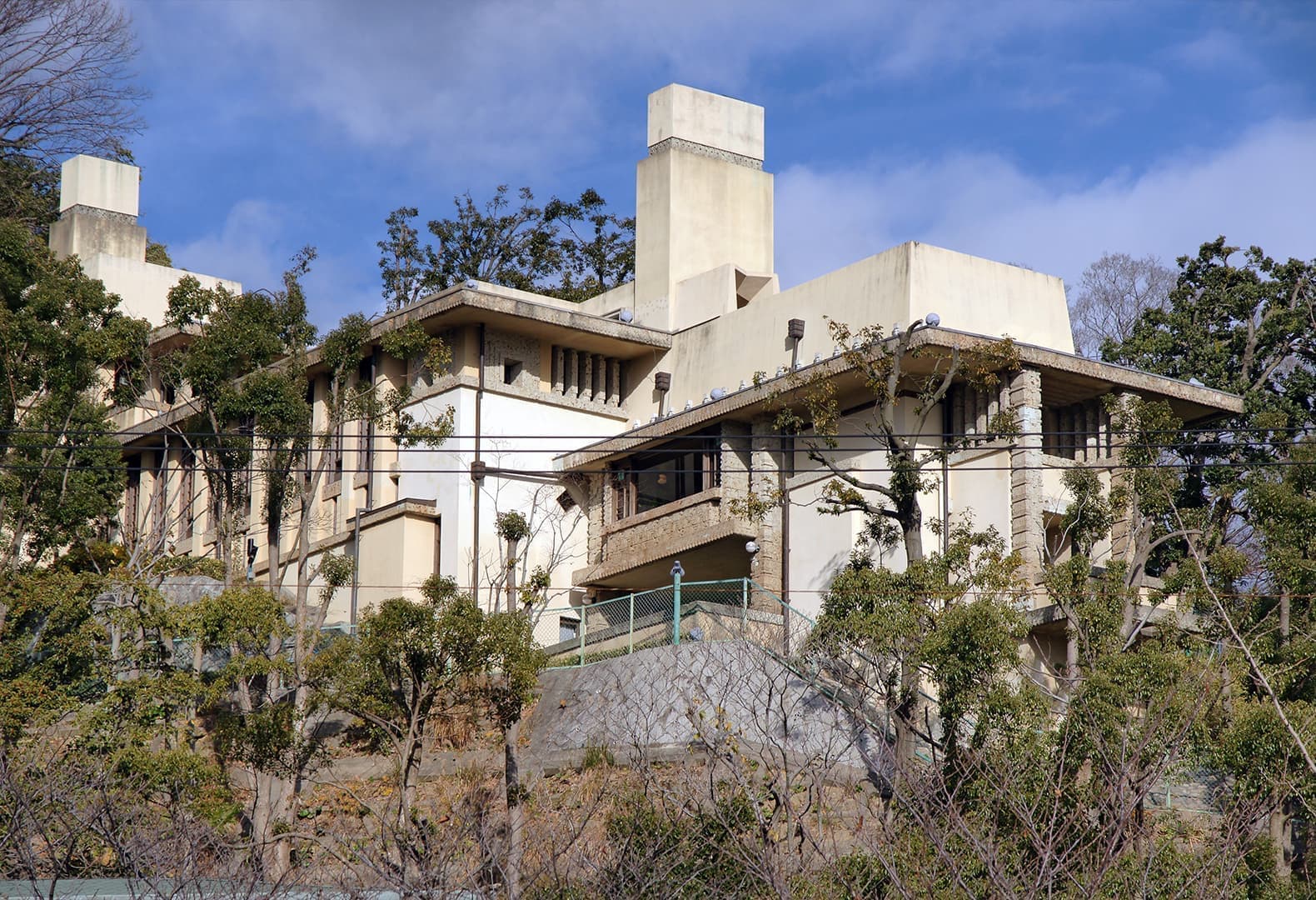 Гостевой дом Yodokō, 1918. Фото: Frank Lloyd Wright Foundation
