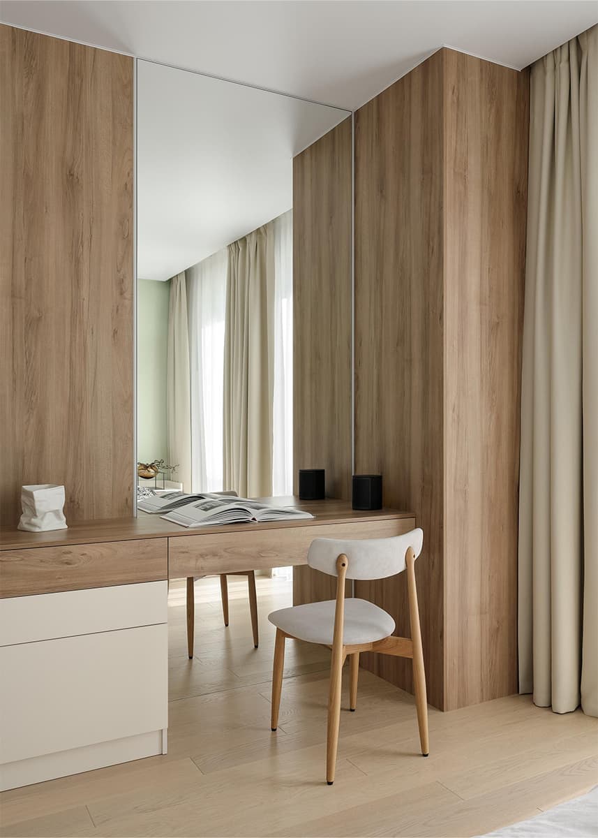 Микс темных и светлых тонов в интерьере для молодого человека — проект Светланы Ковальчук