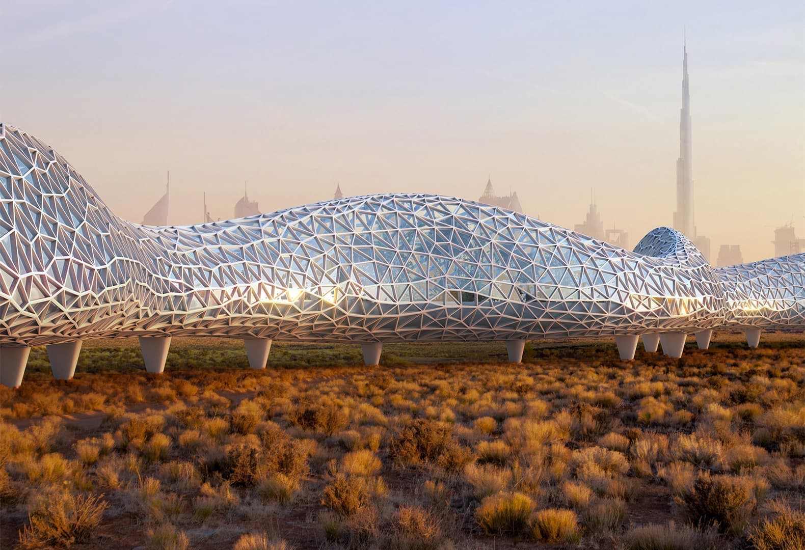 Закрытое шоссе для велосипедов The Loop, архитектурная студия Urb. Рендеры: Urb