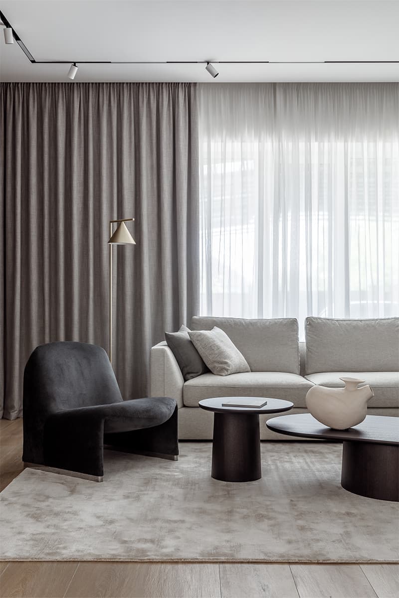 Умиротворенный интерьер дома с двумя спальнями – проект Ольги Омельченко