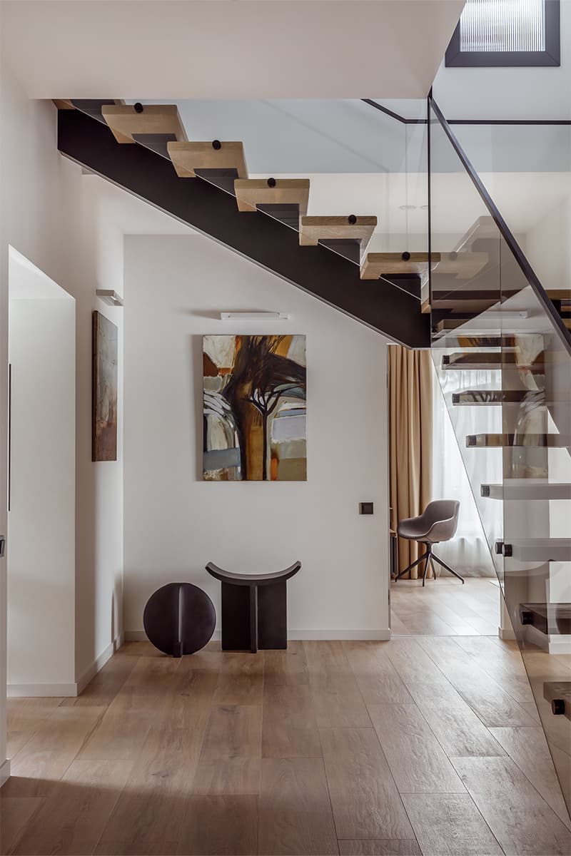 Умиротворенный интерьер дома с двумя спальнями – проект Ольги Омельченко