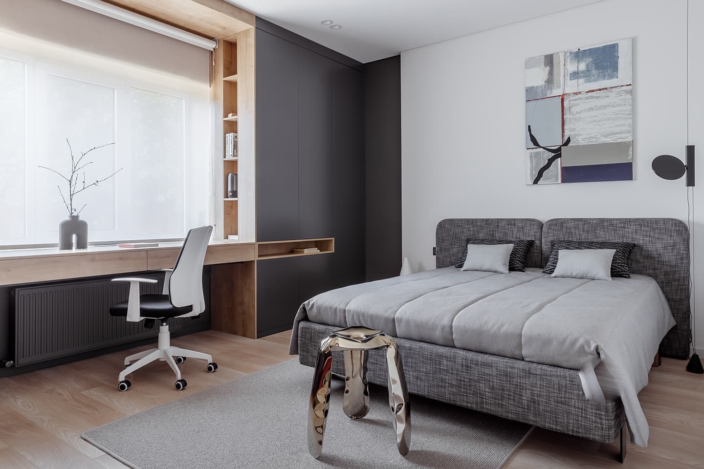 Умиротворенный интерьер дома с двумя спальнями – проект Ольги Омельченко