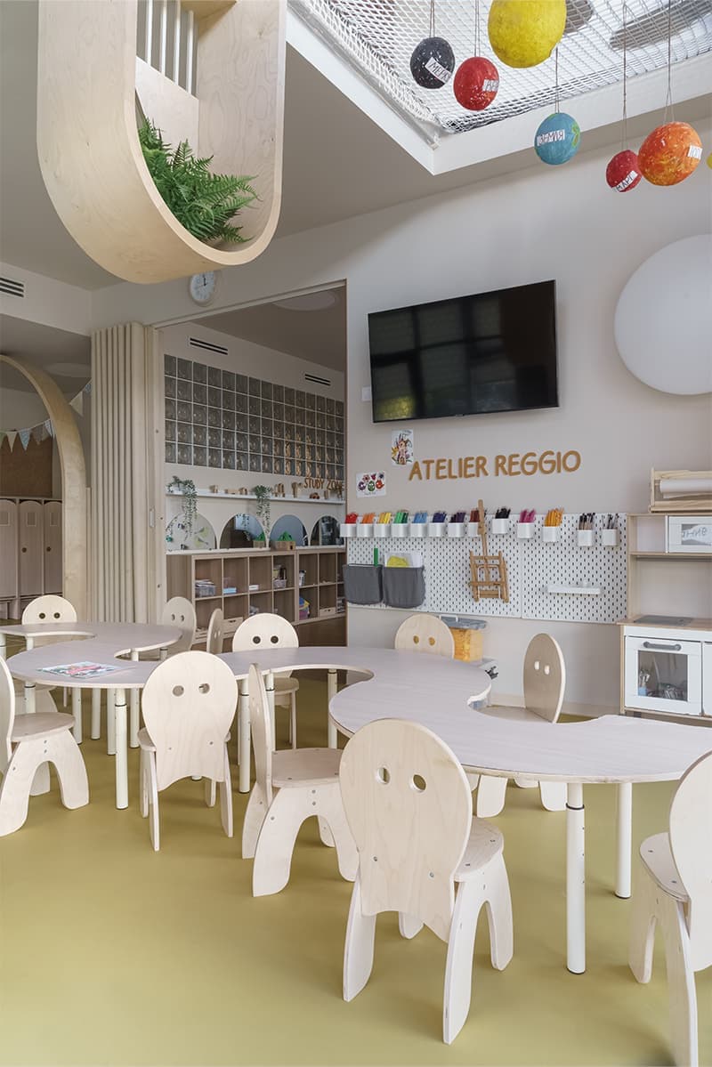Экологичный интерьер детского клуба в Екатеринбурге — проект дизайн-бюро Zavod11