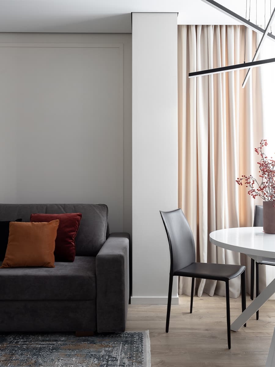 Интерьер семейной квартиры со сказочной детской спальней — проект Дарьи Исаевой