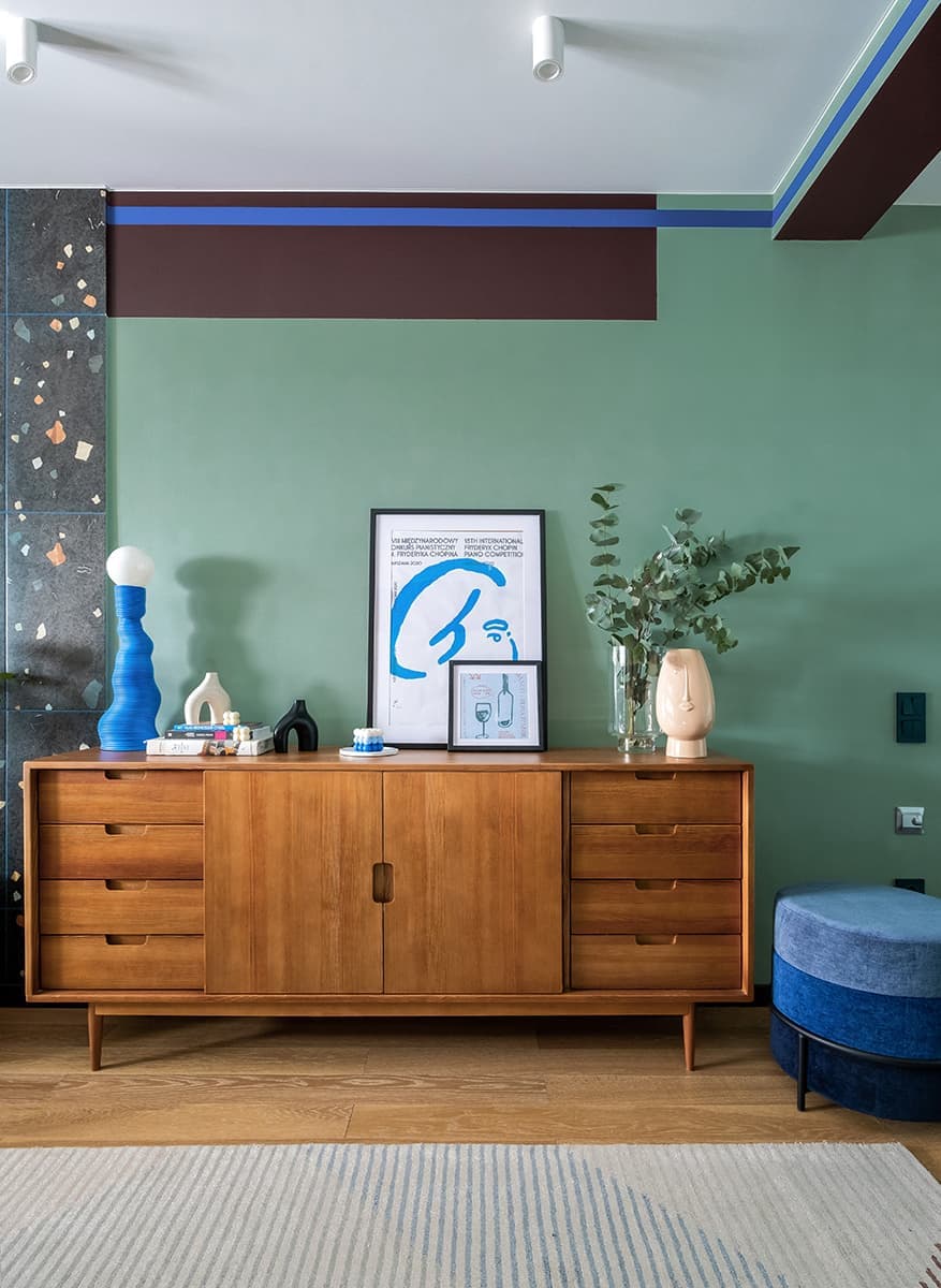 Яркий интерьер квартиры для семьи искусствоведа — проект Дарьи Власовой