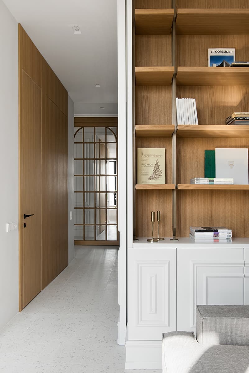 Воздушный интерьер с французским настроением для сдвоенной квартиры в Москве — проект бюро KS Architects