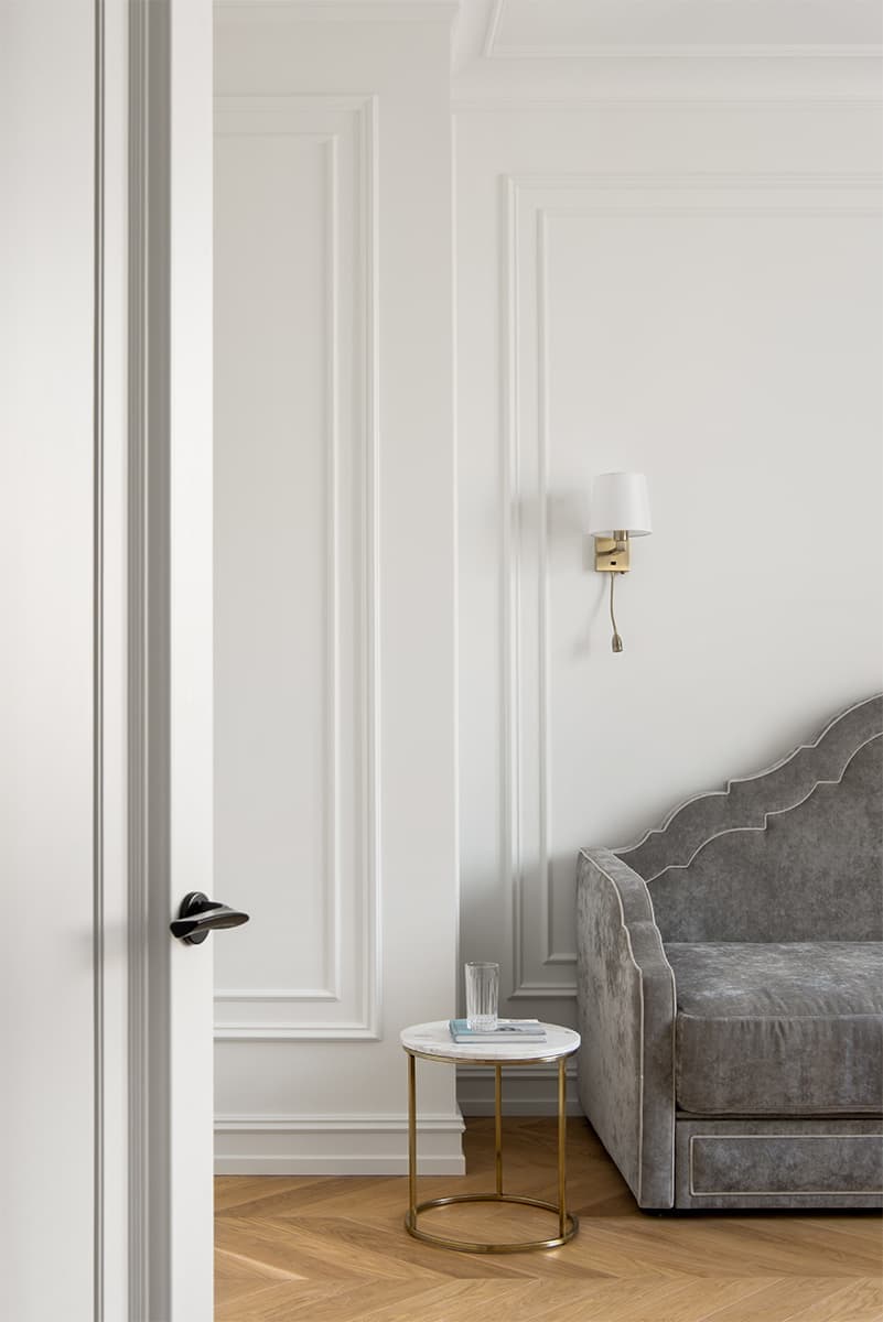 Воздушный интерьер с французским настроением для сдвоенной квартиры в Москве — проект бюро KS Architects