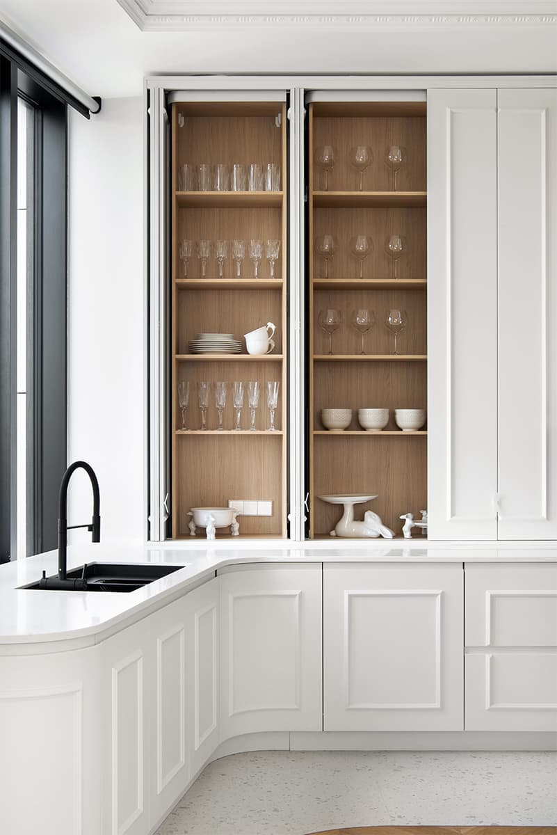 Воздушный интерьер с французским настроением для сдвоенной квартиры в Москве — проект бюро KS Architects