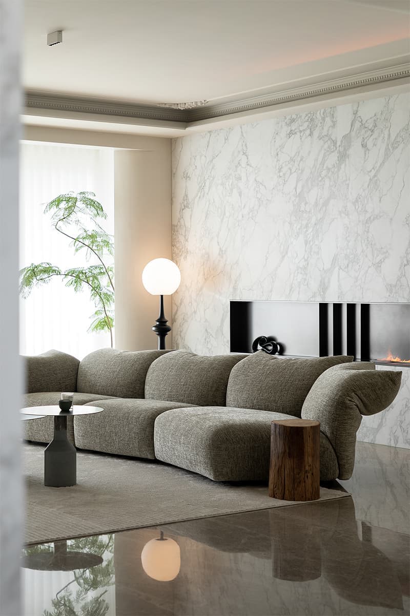 Баланс роскоши и простоты в интерьере китайских апартаментов — проект студии The Deduction