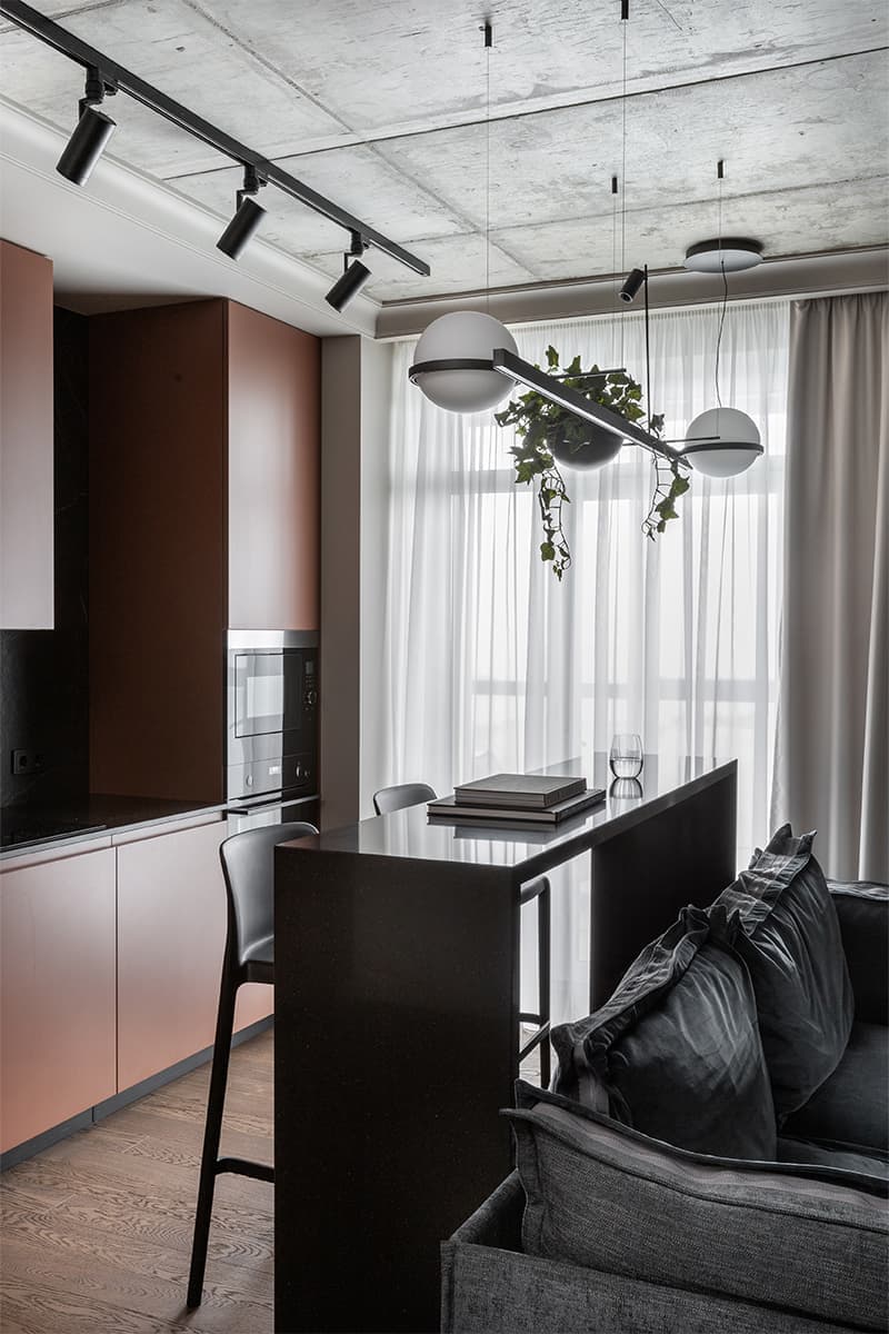 Интерьер квартиры для современный семьи со сказочной детской комнатой — проект Надежды Тимохиной