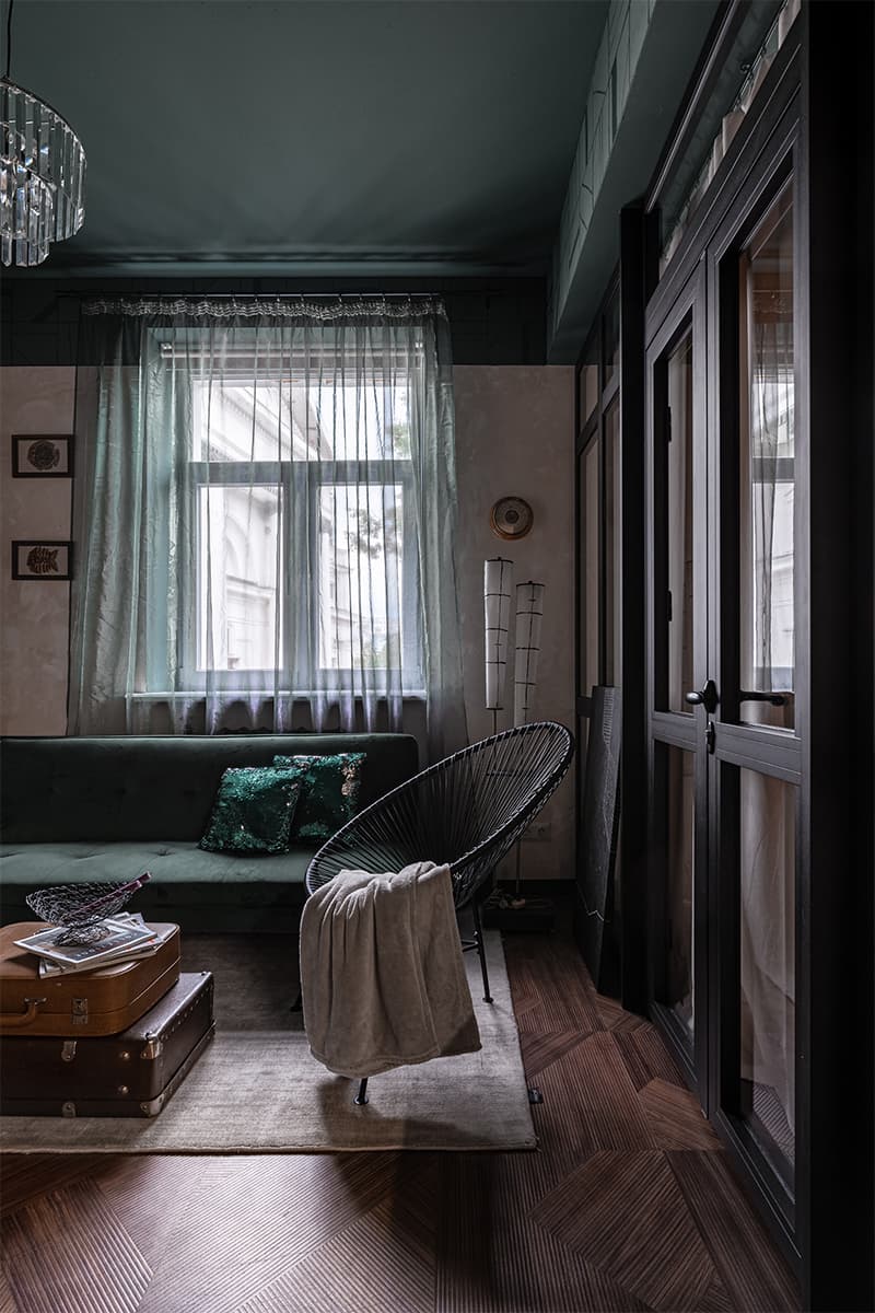 Будуарный интерьер небольшой квартиры в историческом доме — проект Анастасии Придачиной
