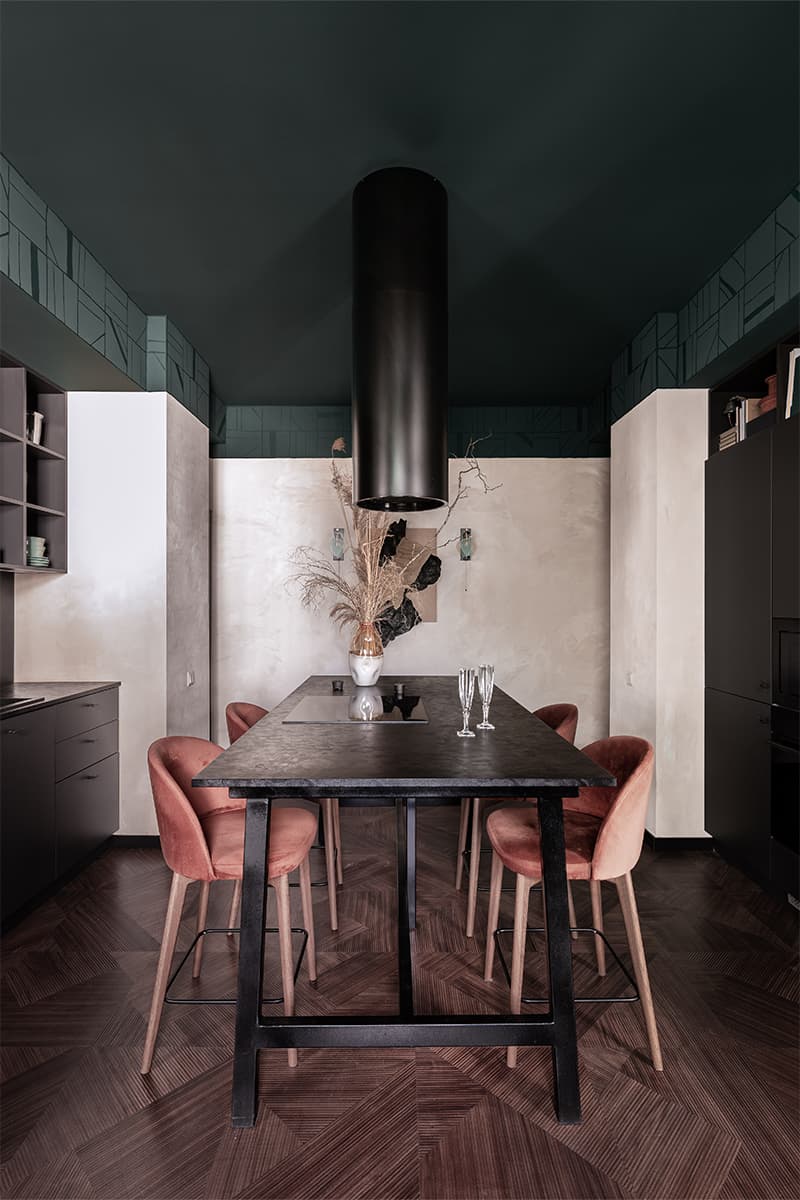 Будуарный интерьер небольшой квартиры в историческом доме — проект Анастасии Придачиной