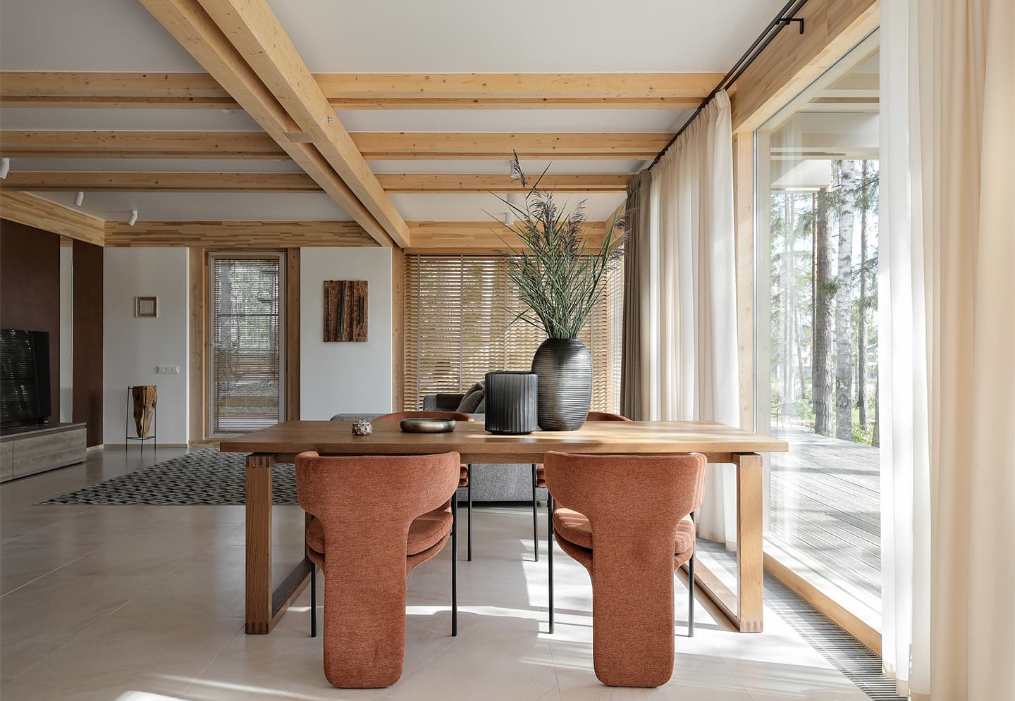 Элегантный интерьер дачного дома под Петербургом — проект DVA STUDIO