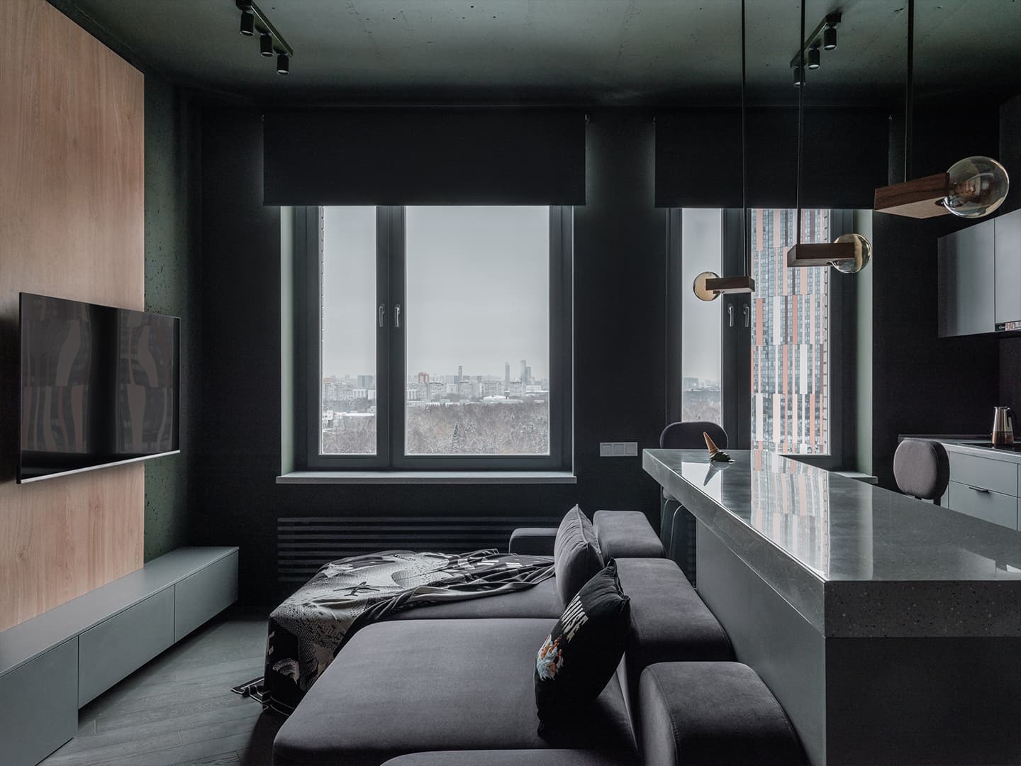 Аскетичный интерьер квартиры, вдохновленный корейской культурой — проект студии Kovalev & Partners