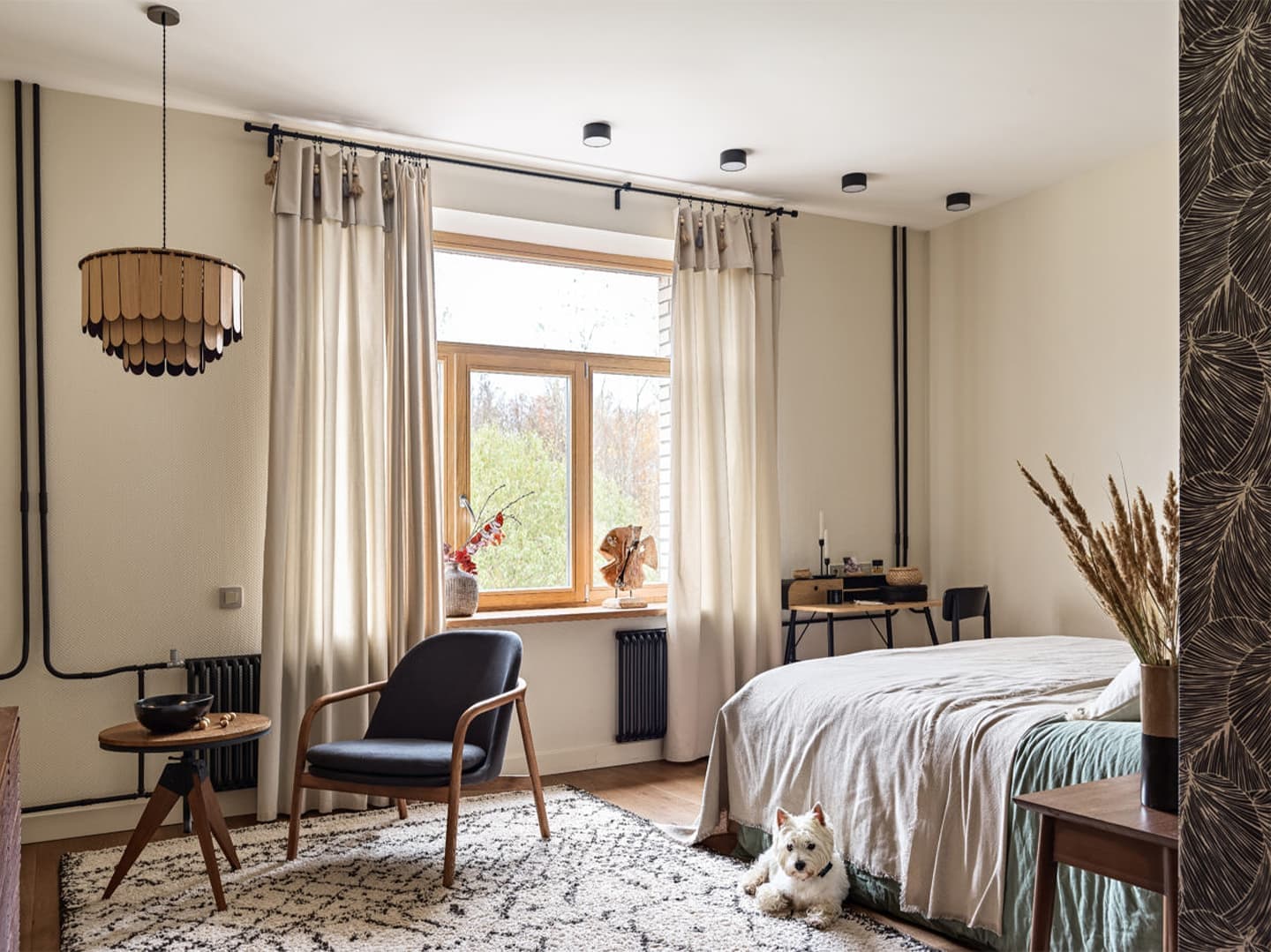 Уютный интерьер двухуровневой квартиры с четырьмя спальнями — проект Ирины Халезовой