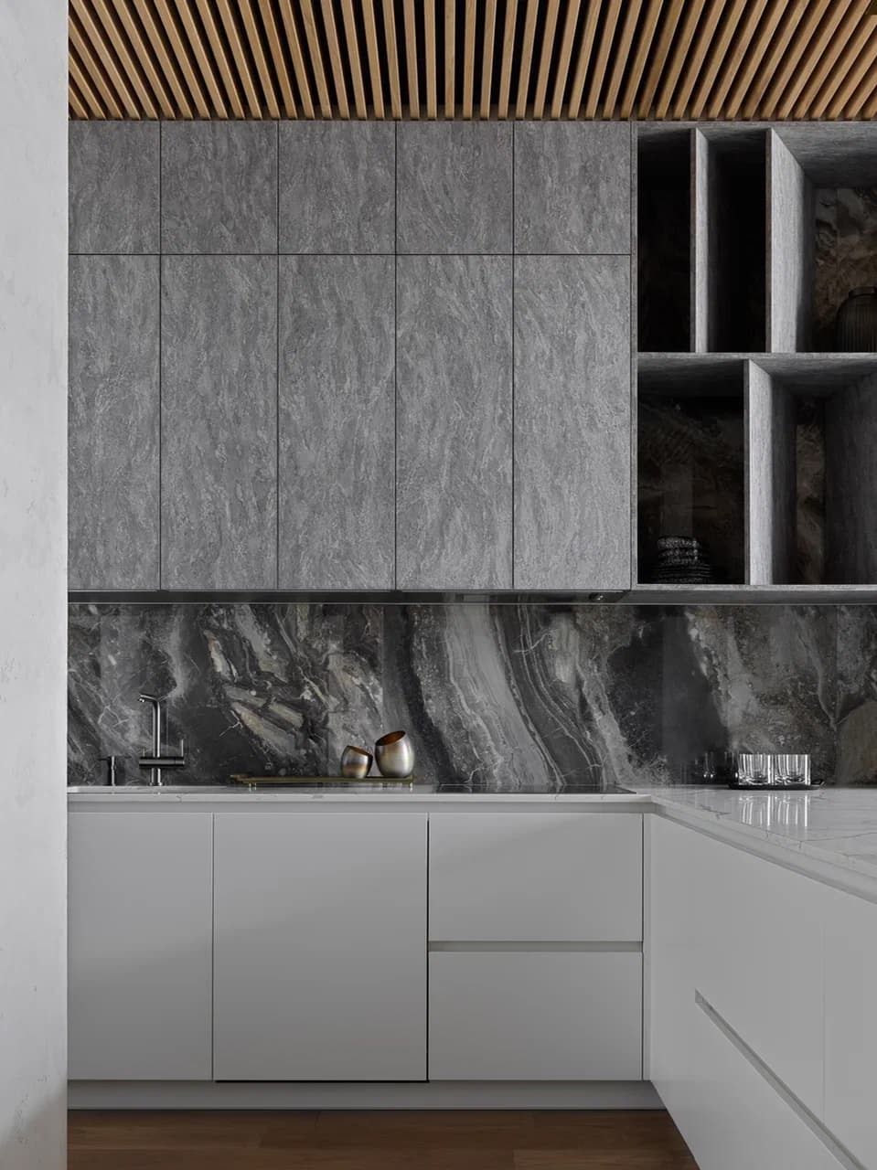 Натуральные материалы и чистота форм в гармоничном интерьере квартиры — проект бюро AR ARCHITECTS