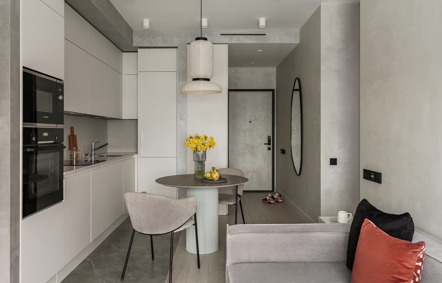 Динамичный интерьер, балансирующий на стыке поколений — проект студии Sloyarch