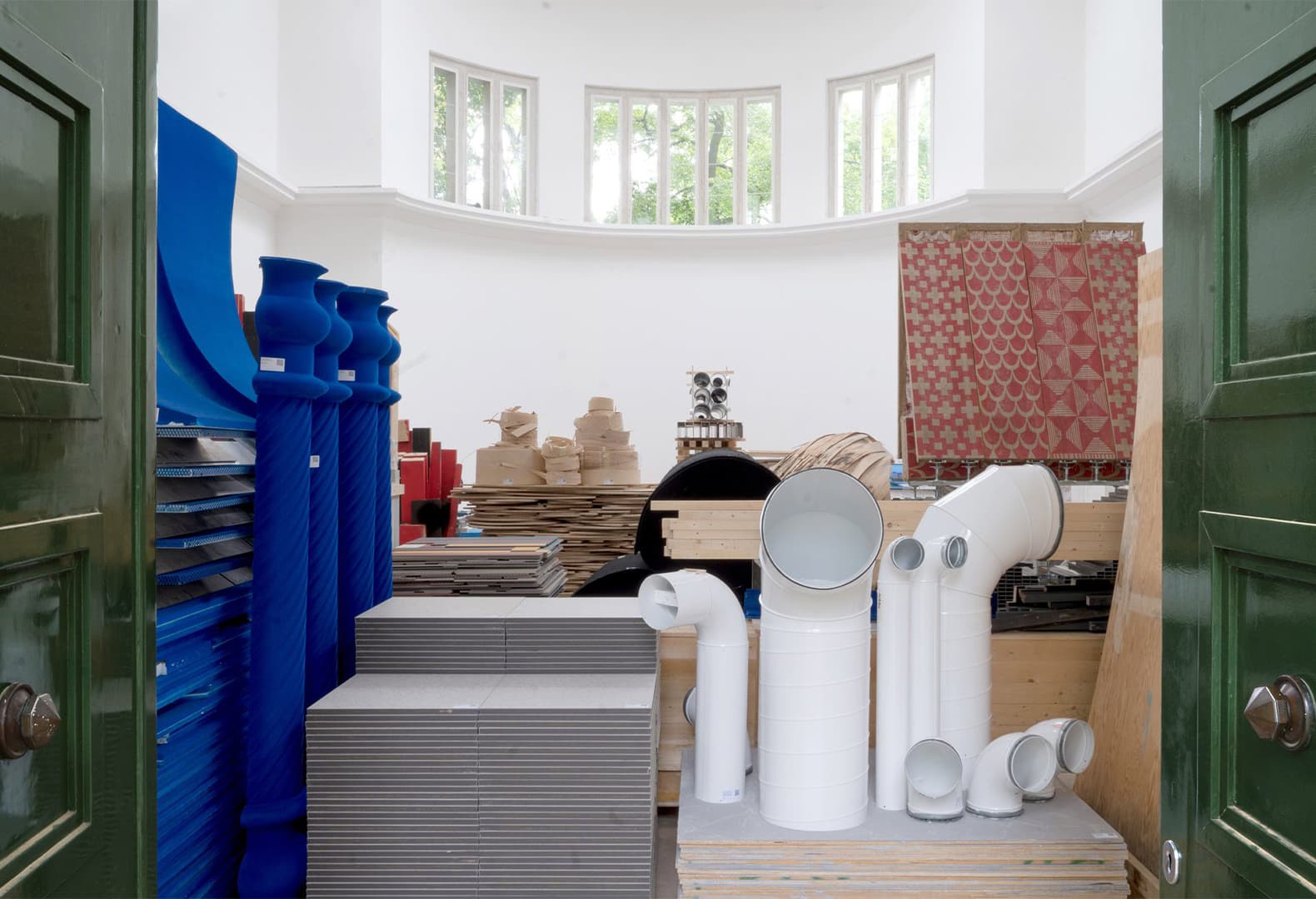 18-я Венецианская архитектурная биеннале: Выставка Open for Maintenance в национальном павильоне Германии. Büro Juliane Greb, Summacumfemmer и ARCH+. Фото: Venice Architecture Biennale