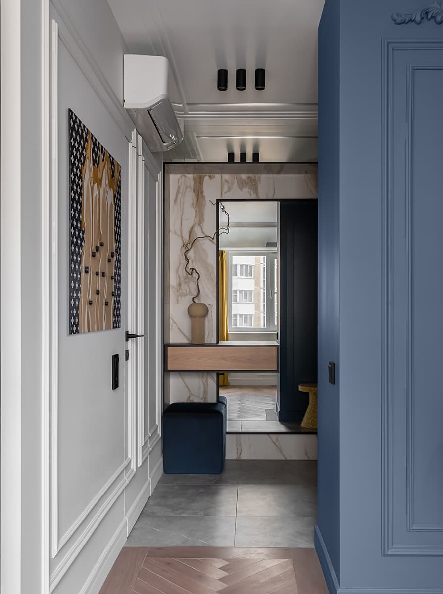 Трансформация типовой квартиры в яркий дом с нестандартным интерьером — проект Марии Ничипоренко