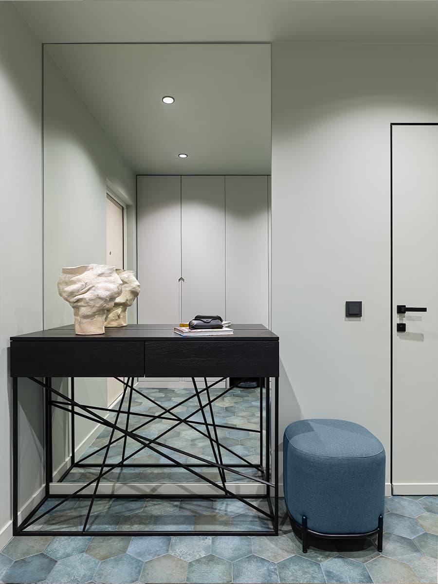 Лаконичный интерьер квартиры в оттенках весеннего леса — проект Светланы Мамаенко