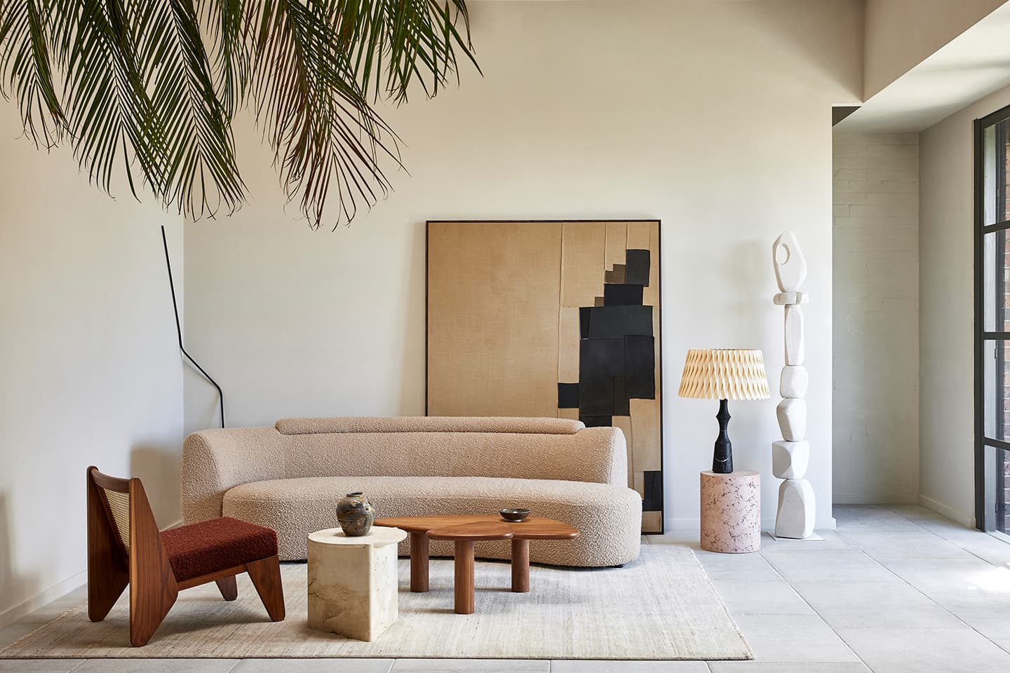 Озелененный интерьер офиса для австралийской студии ландшафтного дизайна Wyer & Co — проект Daniel Boddam Studio