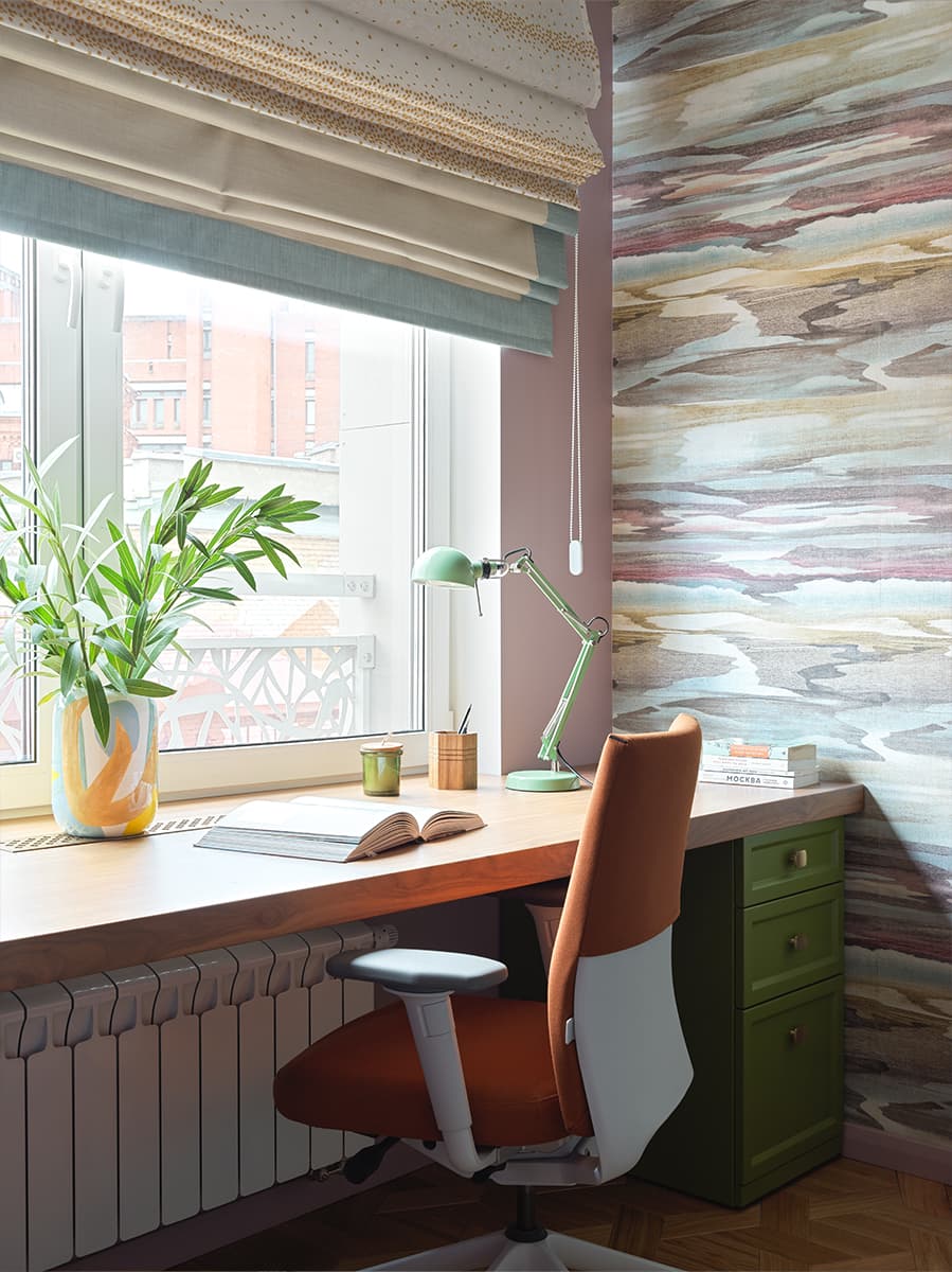 Интерьер квартиры с африканским колоритом — проект Екатерины Зиминой и Елены Федосеевой